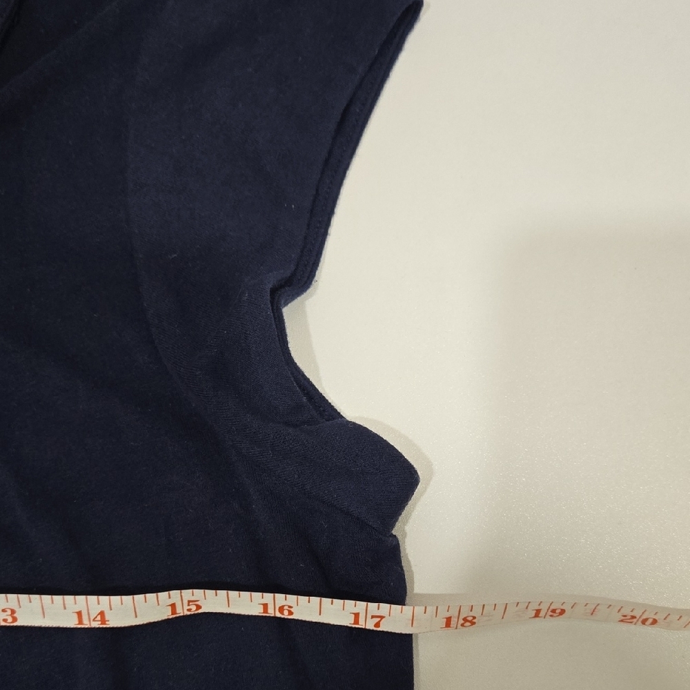 Daniel Rainn Dark Blue Short Sleeve Top - Picture 13 of 14